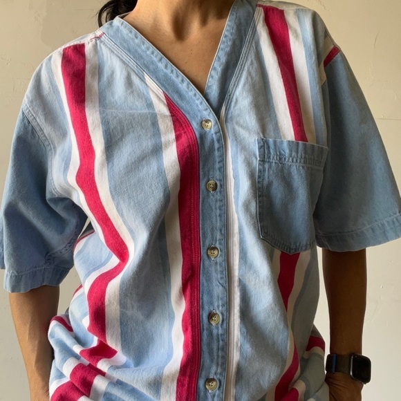 Vintage Striped Button Down - Picture 6 of 7